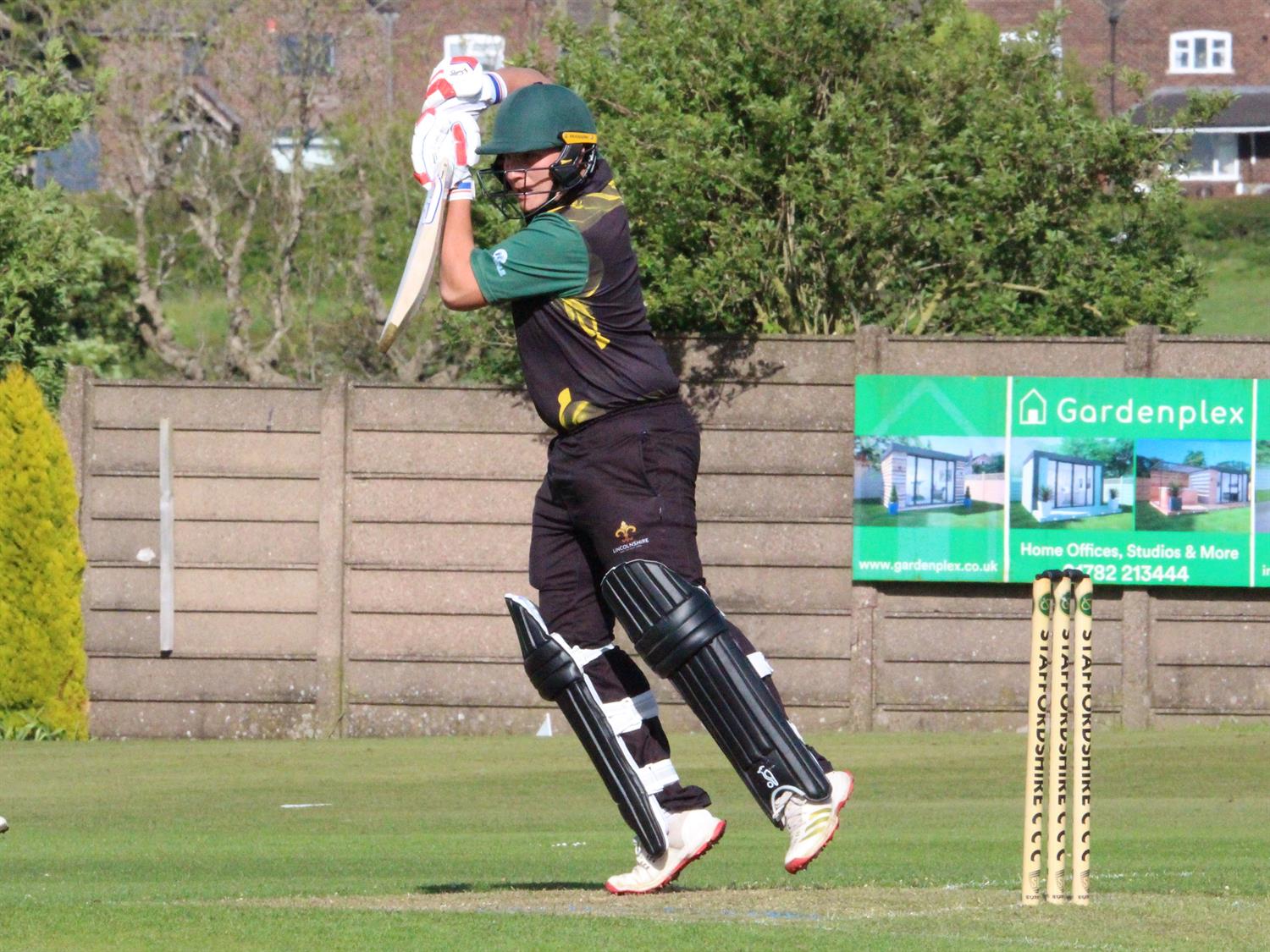 Staffordshire v Lincolnshire, NCCA Trophy Group 2 match, held at Bignall End Cricket Club on 17/05/2026 .
James Laud maintaining good all round form with runs and wickets for Lincolnshire.