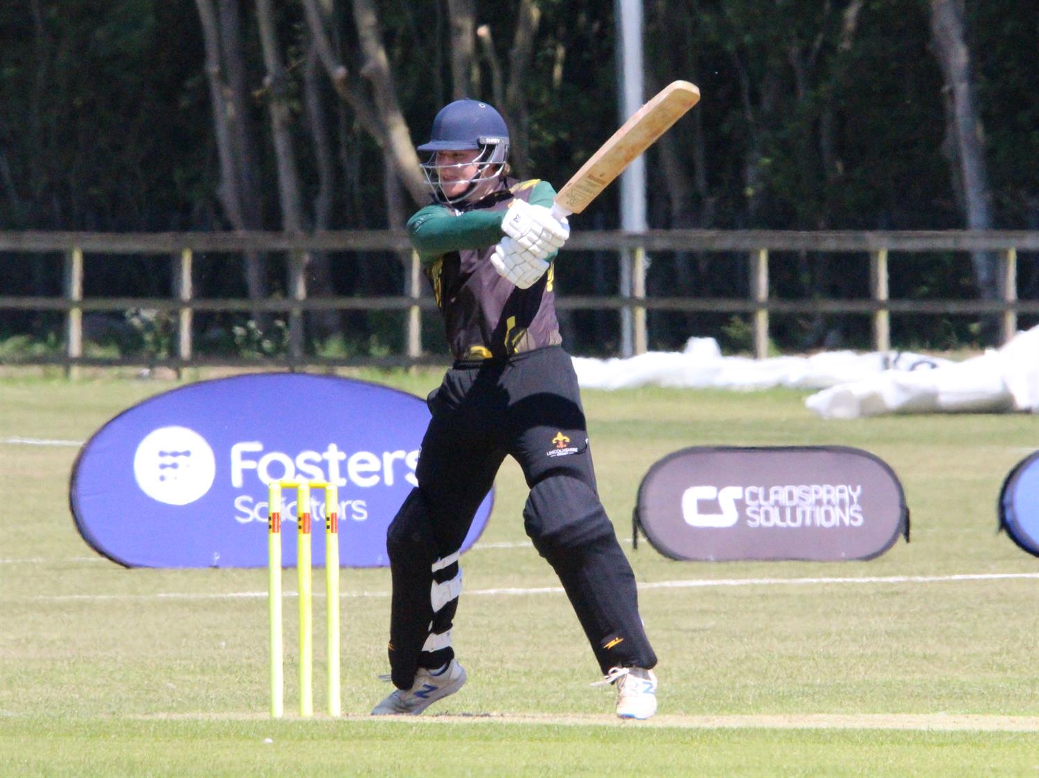 Norfolk v Lincolnshire, NCCA T20 Group 2 match, held at Sprowston CC on 24/05/2026 .
Freddie Gosnell batting for Lincolnshire.