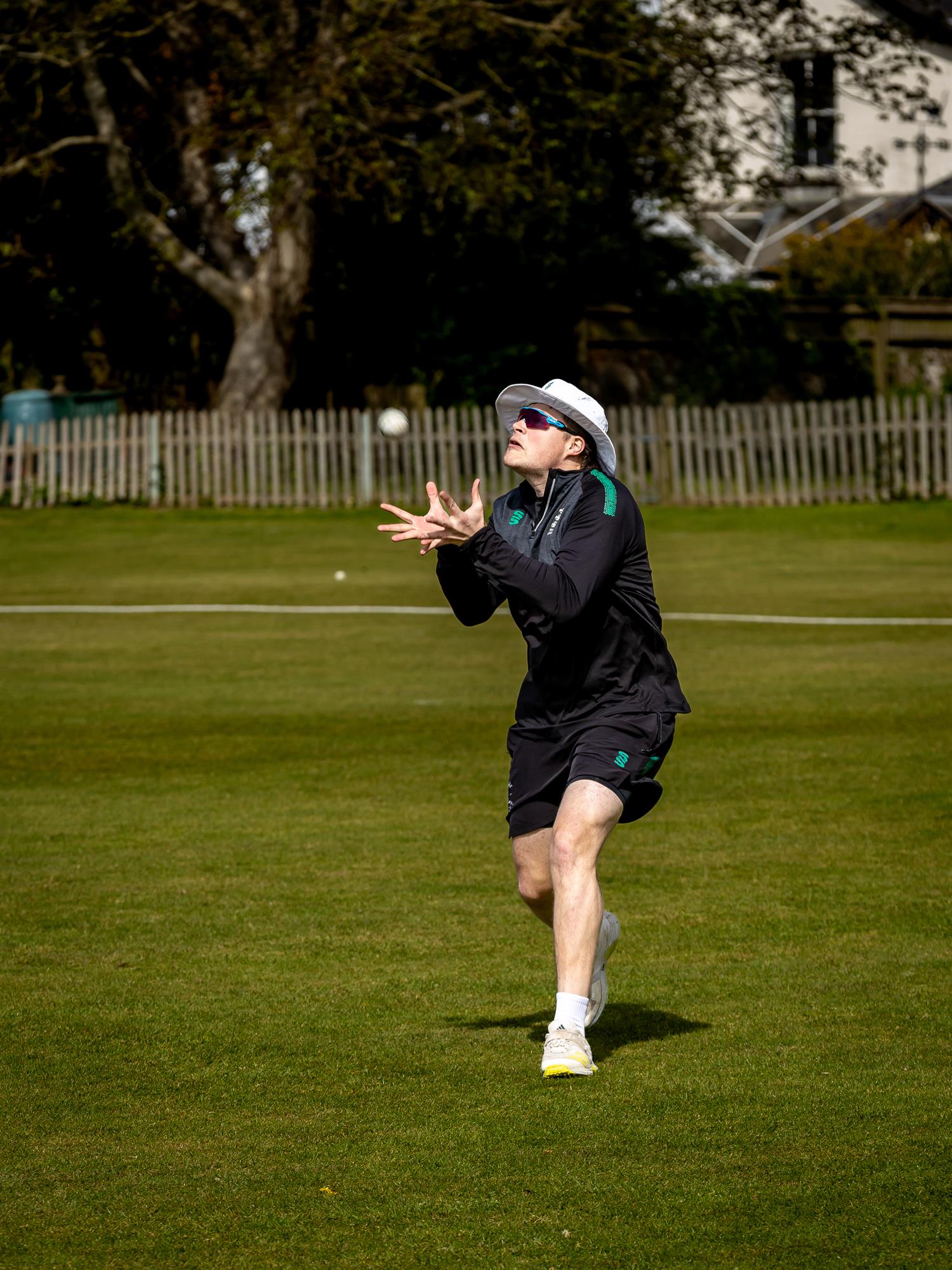 Dorset fielding practice ahead of the in the NCCA NV Play Trophy match against Cornwall at Wimborne Cricket Club on April 26th, 2026.