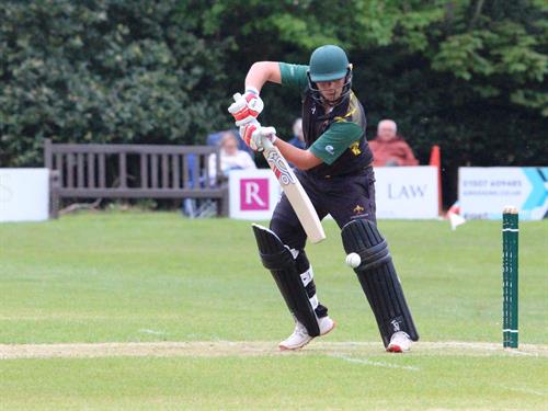 Lincolnshire v Northumberland, NCCA Trophy Group 2 match, held at BRACEBRIDGE HEATH on 04/05/2026 .
James Laud of Lincolnshire seen batting.