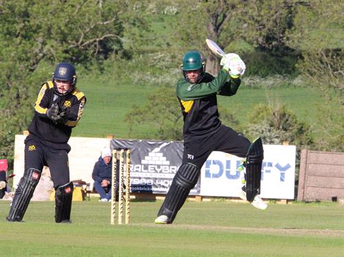 Staffordshire v Lincolnshire, NCCA Trophy Group 2 match, held at Bignall End Cricket Club on 17/05/2026 .
Sam Evans top scoring for Lincolnshire with a brisk 48 runs.
