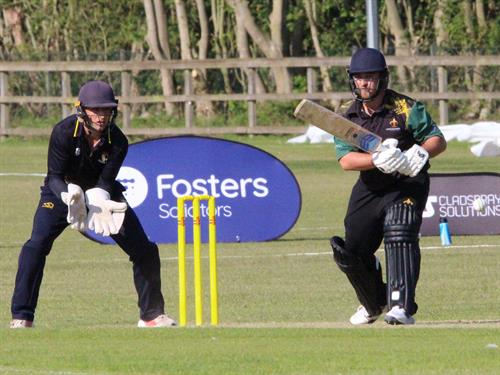 Norfolk v Lincolnshire, NCCA T20 Group 2 match, held at Sprowston CC on 24/05/2026 .
Nic Keast batting and hitting the top score of the day for Lincolnshire.