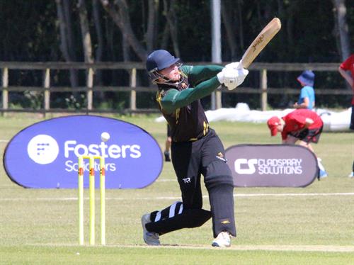 Norfolk v Lincolnshire, NCCA T20 Group 2 match, held at Sprowston CC on 24/05/2026 .
Freddie Gosnell hits out for Lincolnshire.